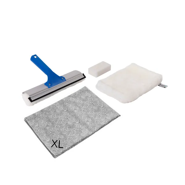 Zestaw Raypath 698 z Ekspresem 25 cm, białą rękawicą, mydłem i szarym Sunbeam XL 55 × 55 cm