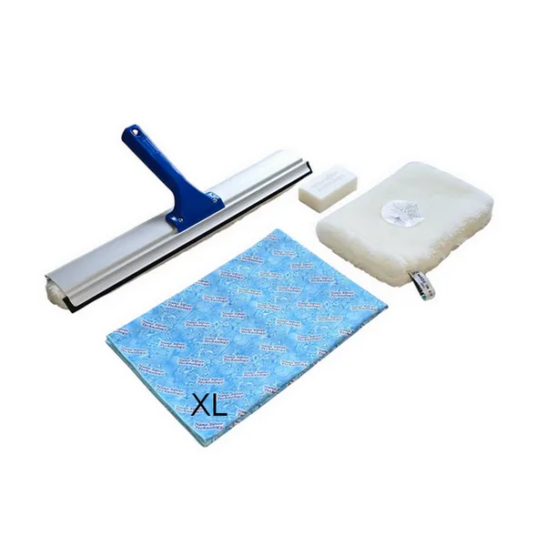 Zestaw Raypath 668 z Ekspresem 40 cm, białą rękawicą, mydłem i niebieskim Sunbeam XL 55 × 55 cm