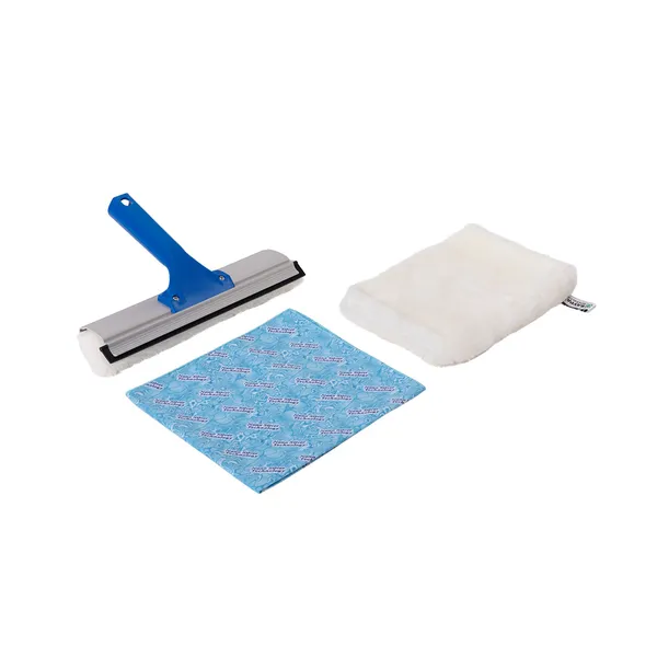 Zestaw do okien Raypath 682 z Rękawicą Białą M, niebieskim Sunbeam i Ekspresem 25 cm