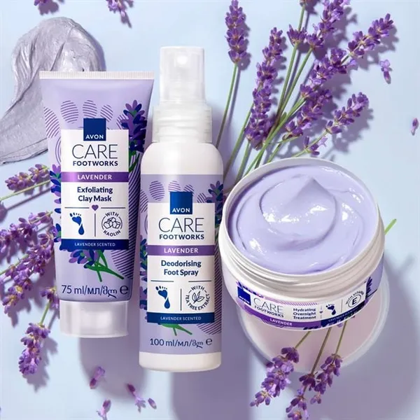 Zestaw do pielęgnacji stóp z lawendą Foot Works AVON