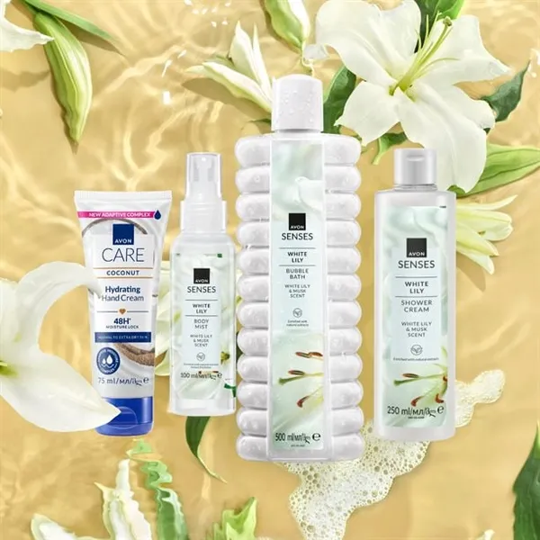 Zestaw Senses Biała Lilia AVON – zdjęcie 2
