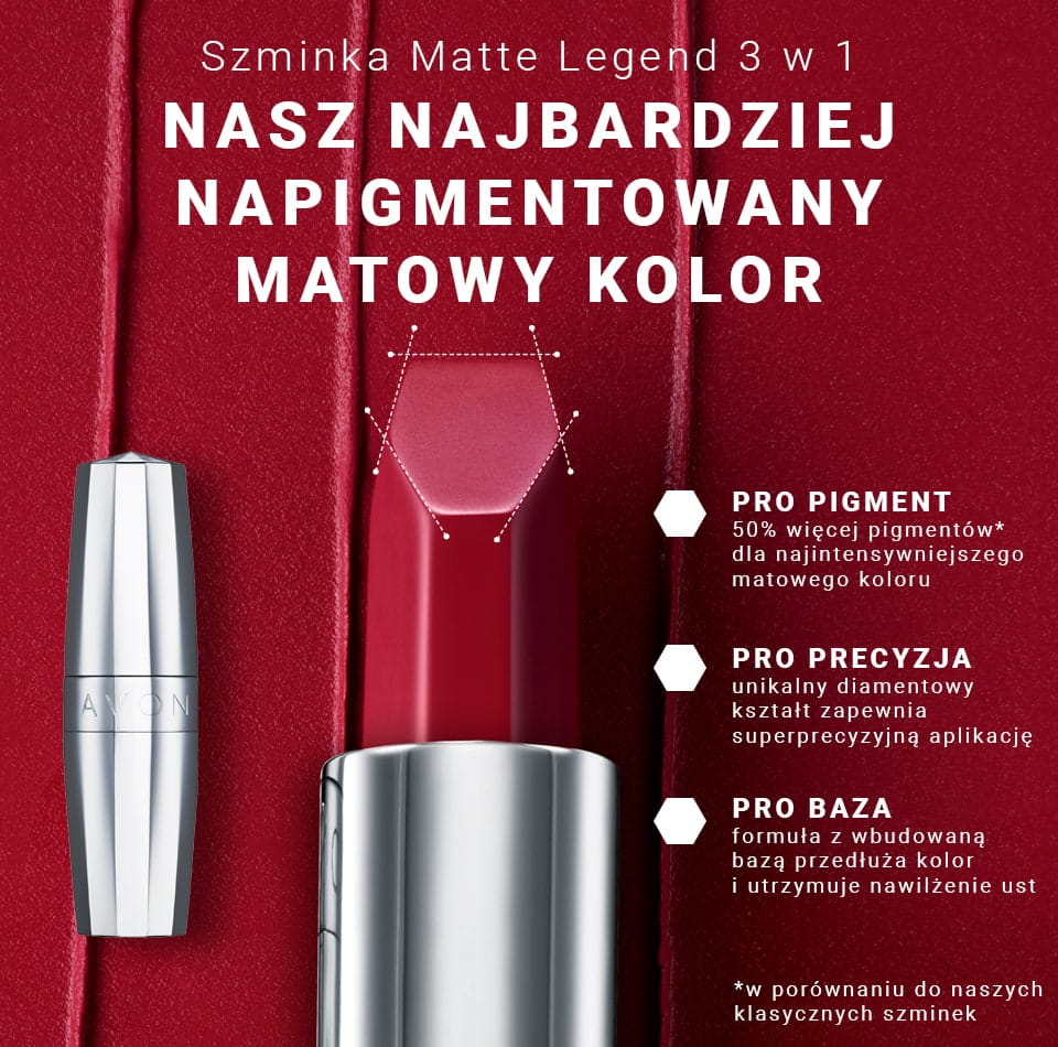 Szminka Matte Legend AVON