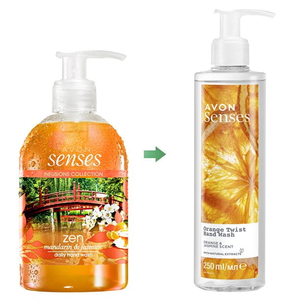 Mydło w płynie Mandarynka i Jaśmin Zen 250ml Avon