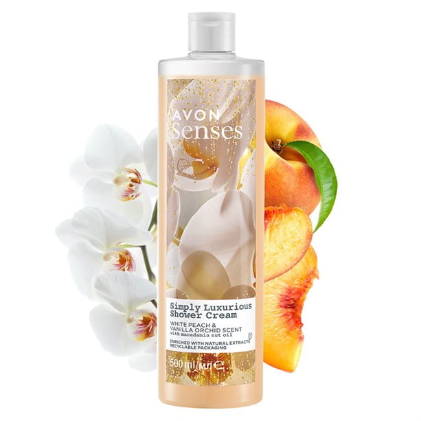 Kremowy żel pod prysznic brzoskwinia i wanilia 500ml AVON